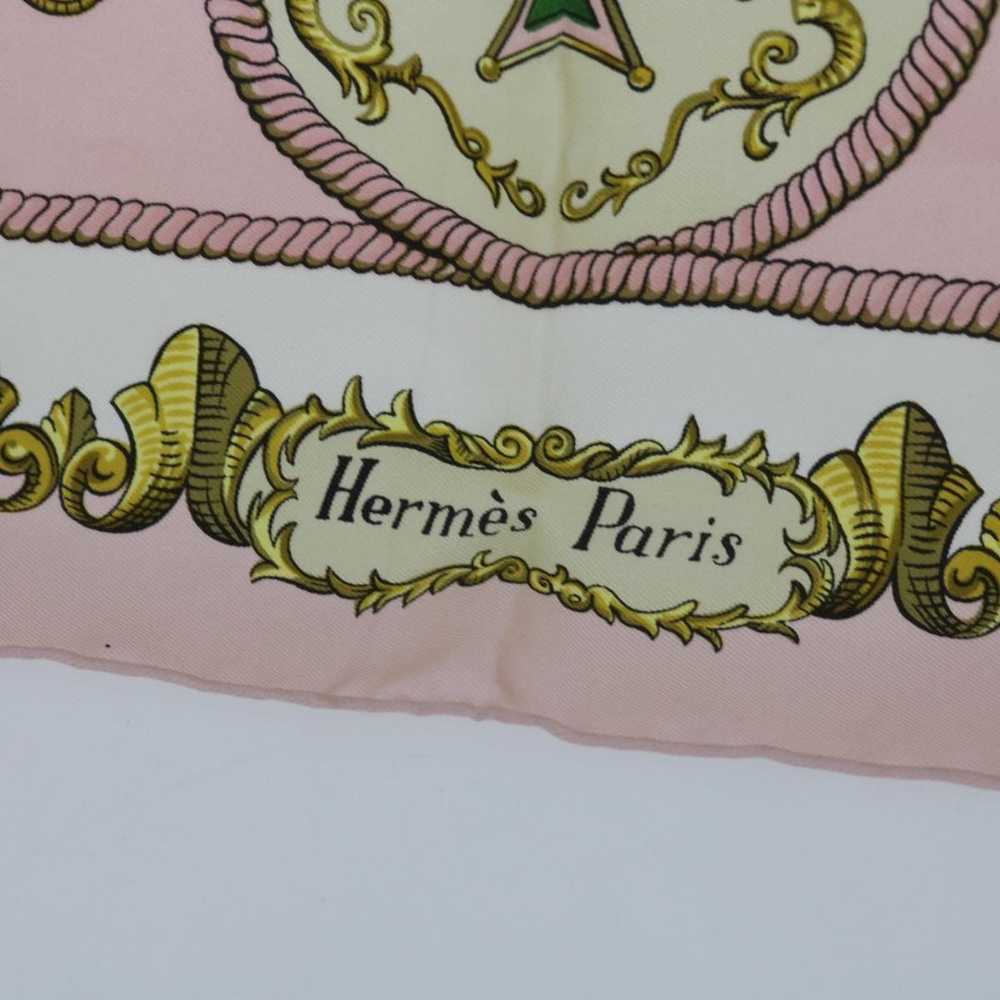 Hermès Pink Silk Scarf - image 10