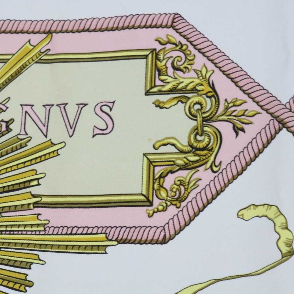 Hermès Pink Silk Scarf - image 4