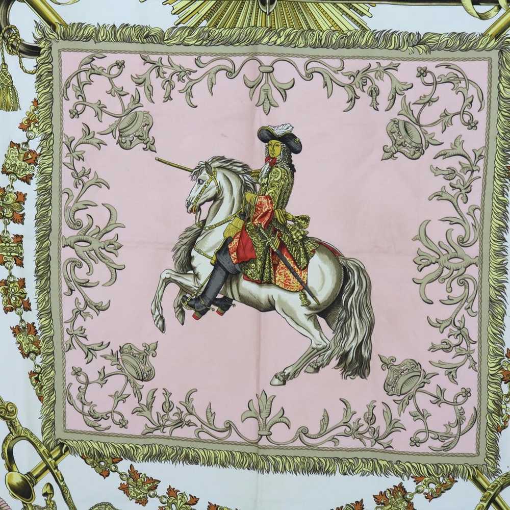 Hermès Pink Silk Scarf - image 6