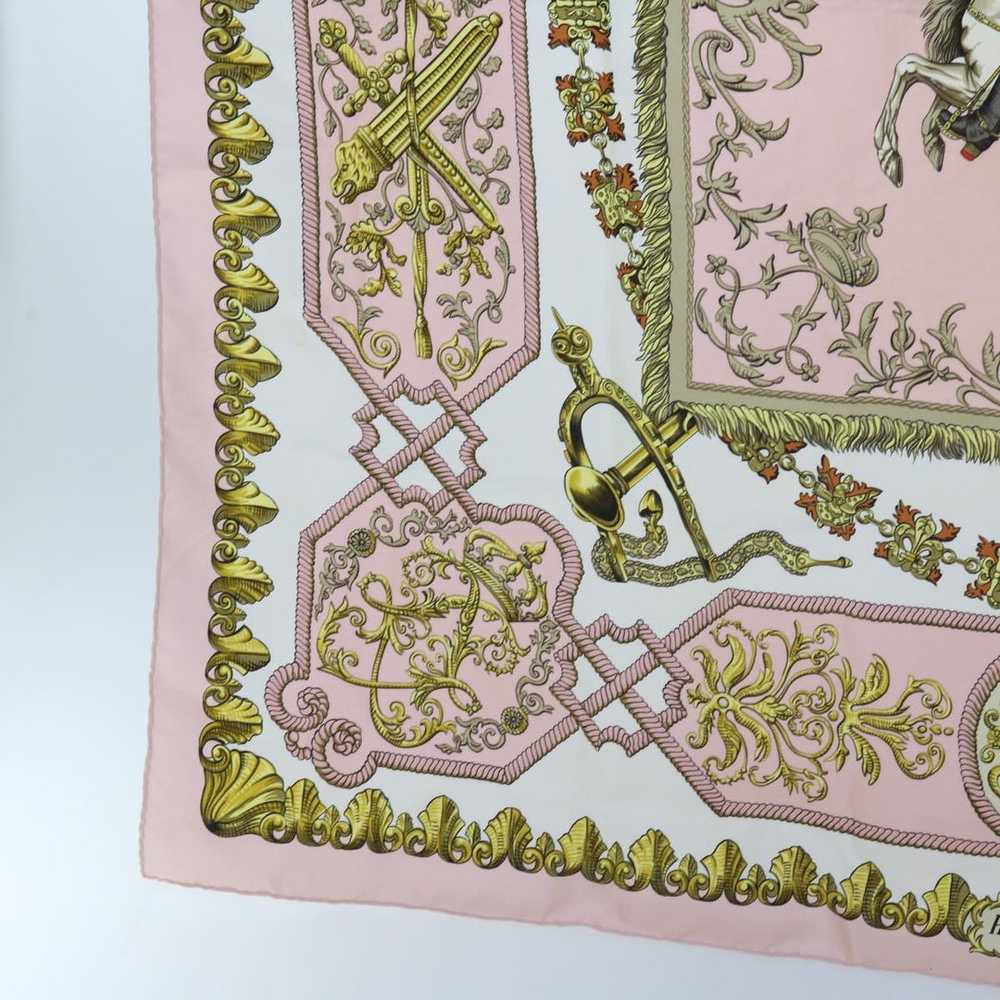 Hermès Pink Silk Scarf - image 8