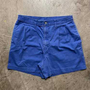 Vintage 1980s Gap Blue Chino Shorts Mens 32 - image 1