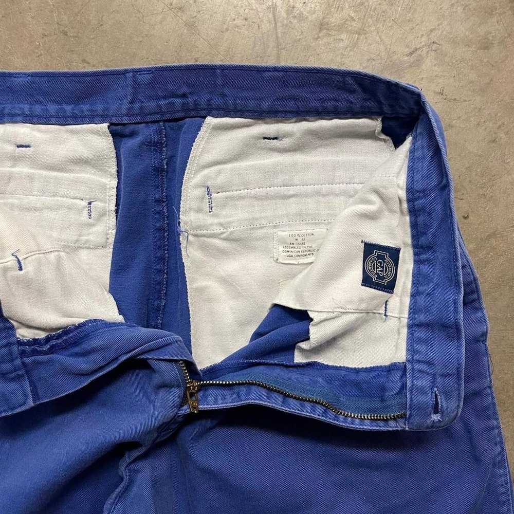 Vintage 1980s Gap Blue Chino Shorts Mens 32 - image 3