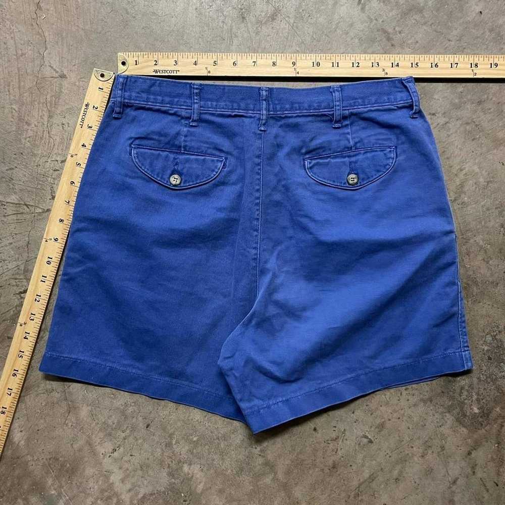 Vintage 1980s Gap Blue Chino Shorts Mens 32 - image 4
