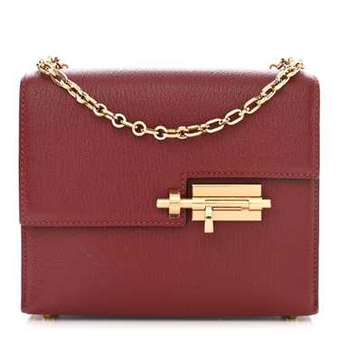 HERMES Chevre Mysore Mini Verrou Chaine Bag Rouge 