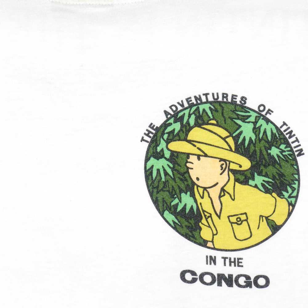 Vintage - The Adventure of Tintin In The Congo T-… - image 3