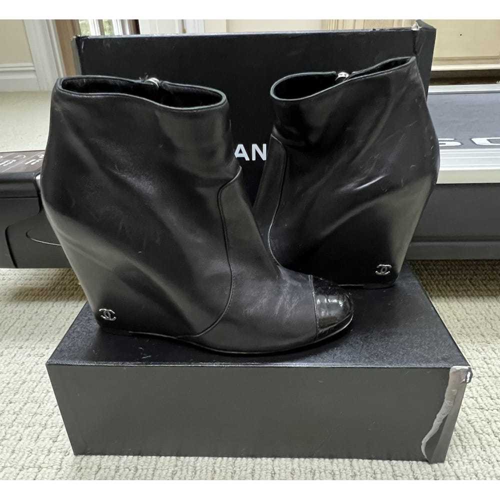 Chanel Leather ankle boots - image 6