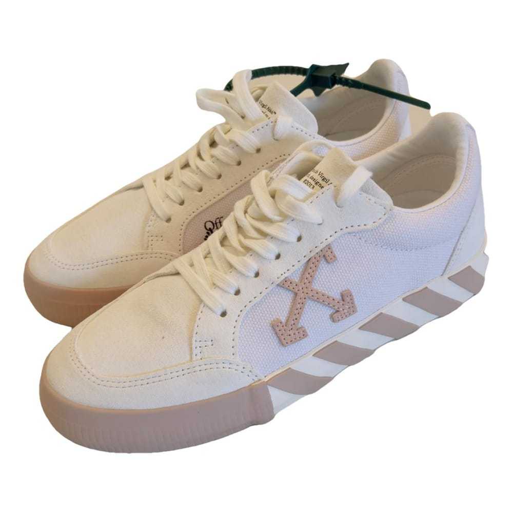 Off-White Vulcalized leather trainers - image 1