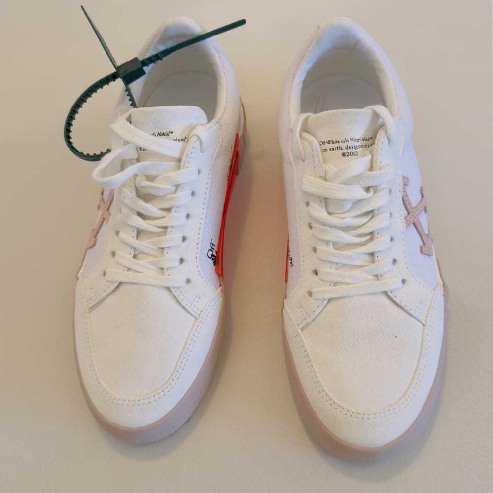 Off-White Vulcalized leather trainers - image 4