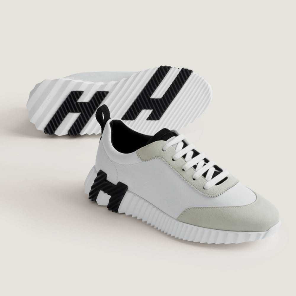 Hermès Bouncing leather trainers - image 2