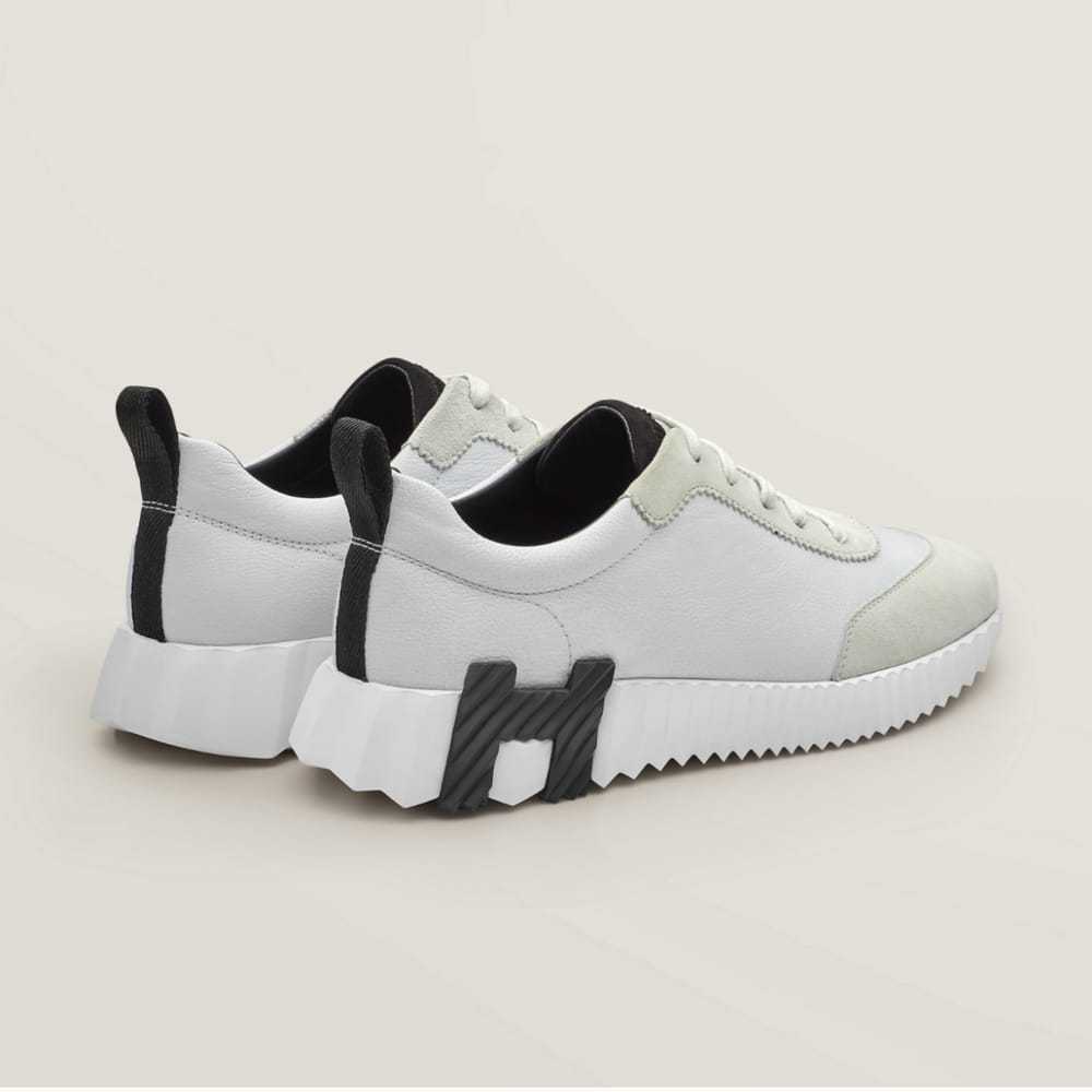 Hermès Bouncing leather trainers - image 4