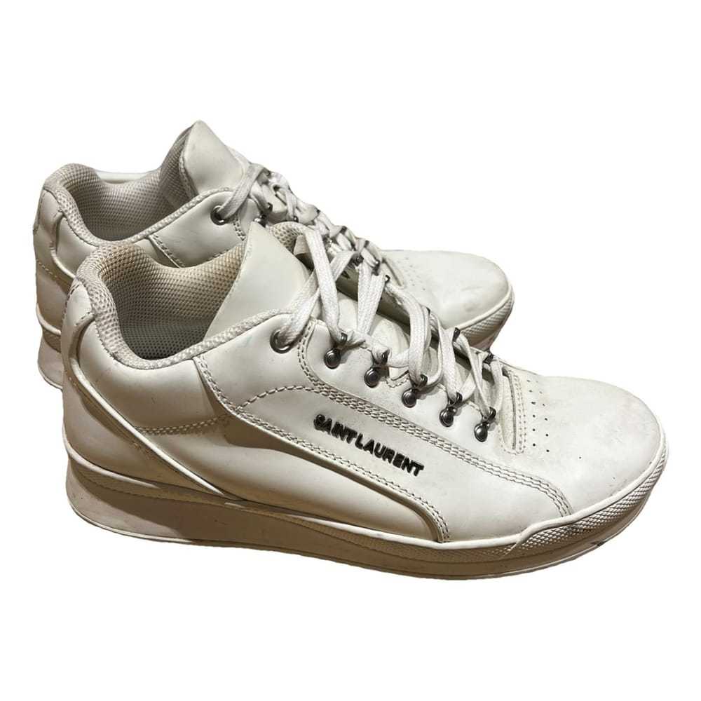 Saint Laurent Jump leather low trainers - image 1