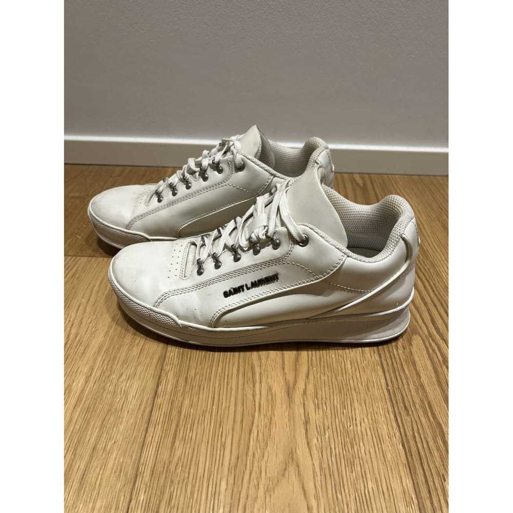 Saint Laurent Jump leather low trainers - image 4