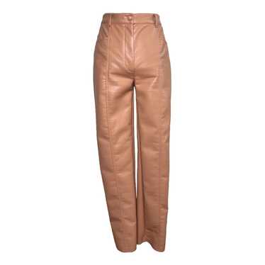 Aritzia Vegan leather straight pants - image 1