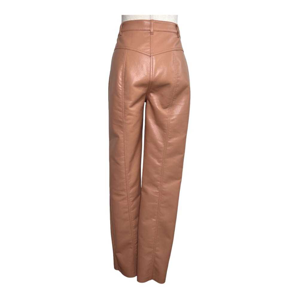 Aritzia Vegan leather straight pants - image 2