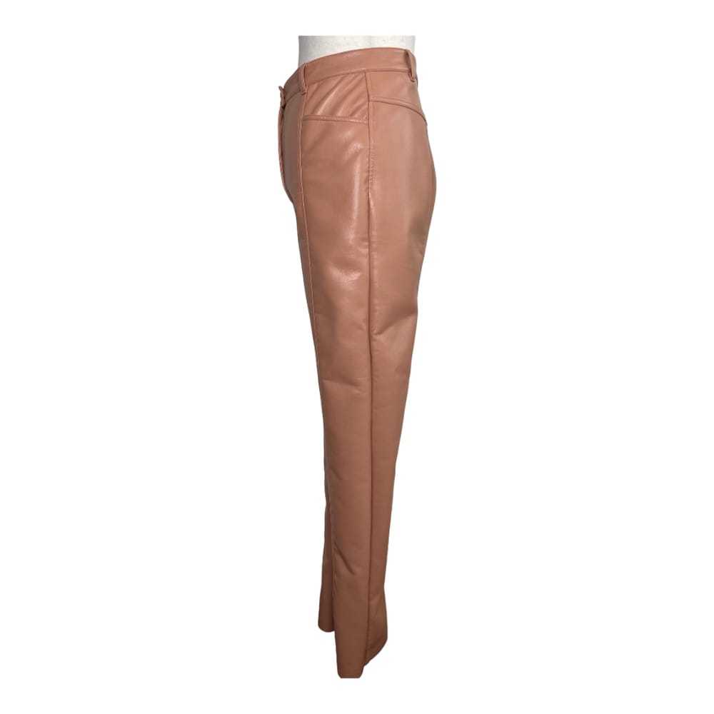 Aritzia Vegan leather straight pants - image 4
