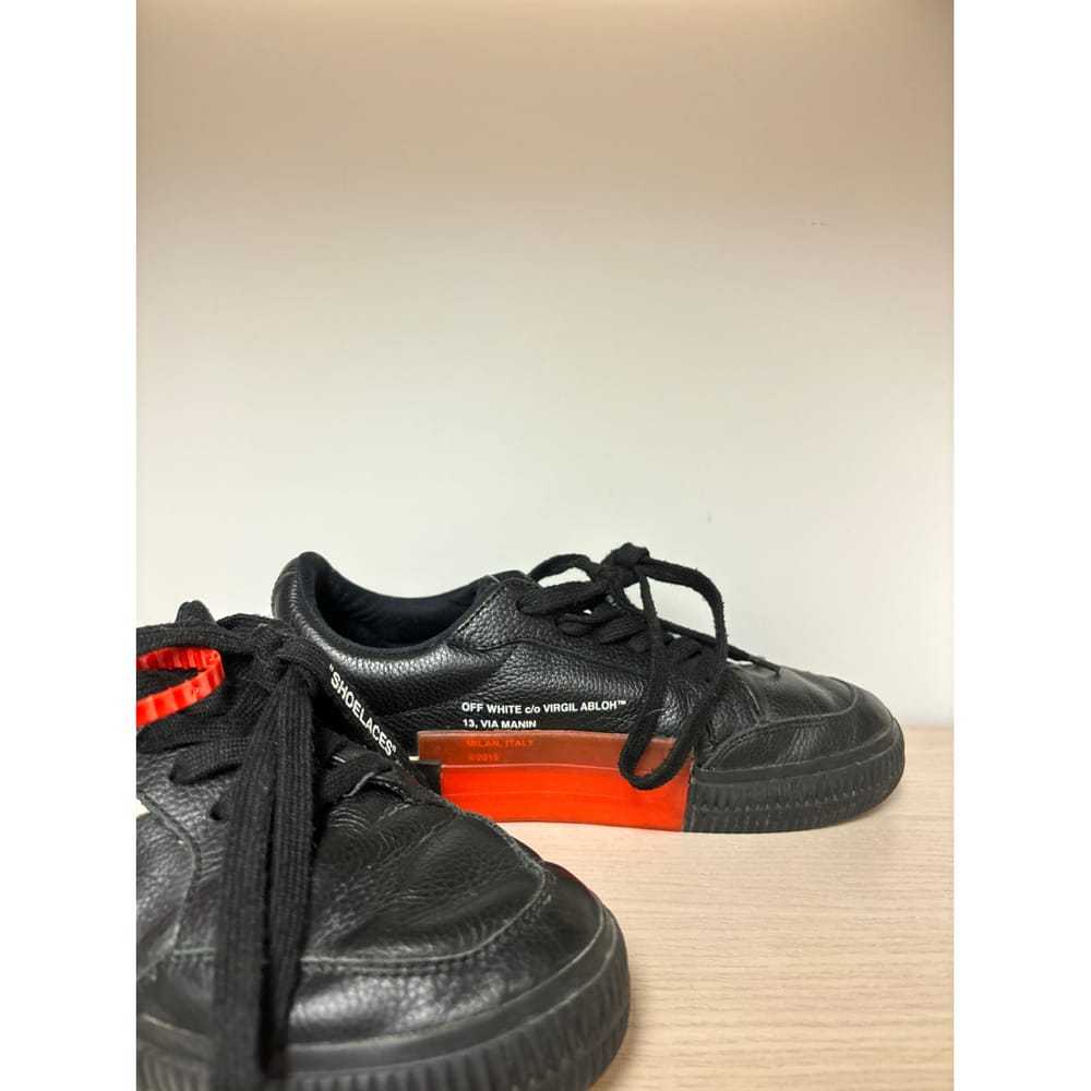 Off-White Vulcalized leather trainers - image 2