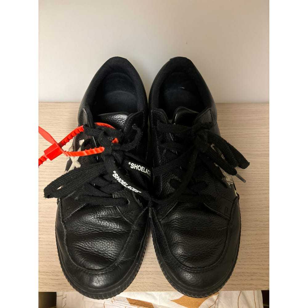 Off-White Vulcalized leather trainers - image 4