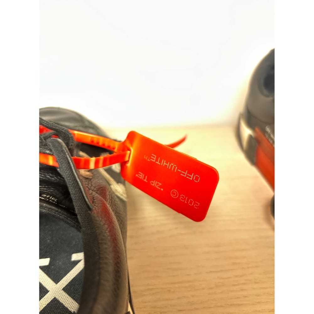 Off-White Vulcalized leather trainers - image 8