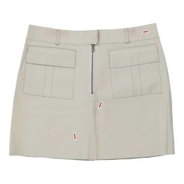 Unbranded Mini Skirt - 35W UK 16 White Leather - image 1