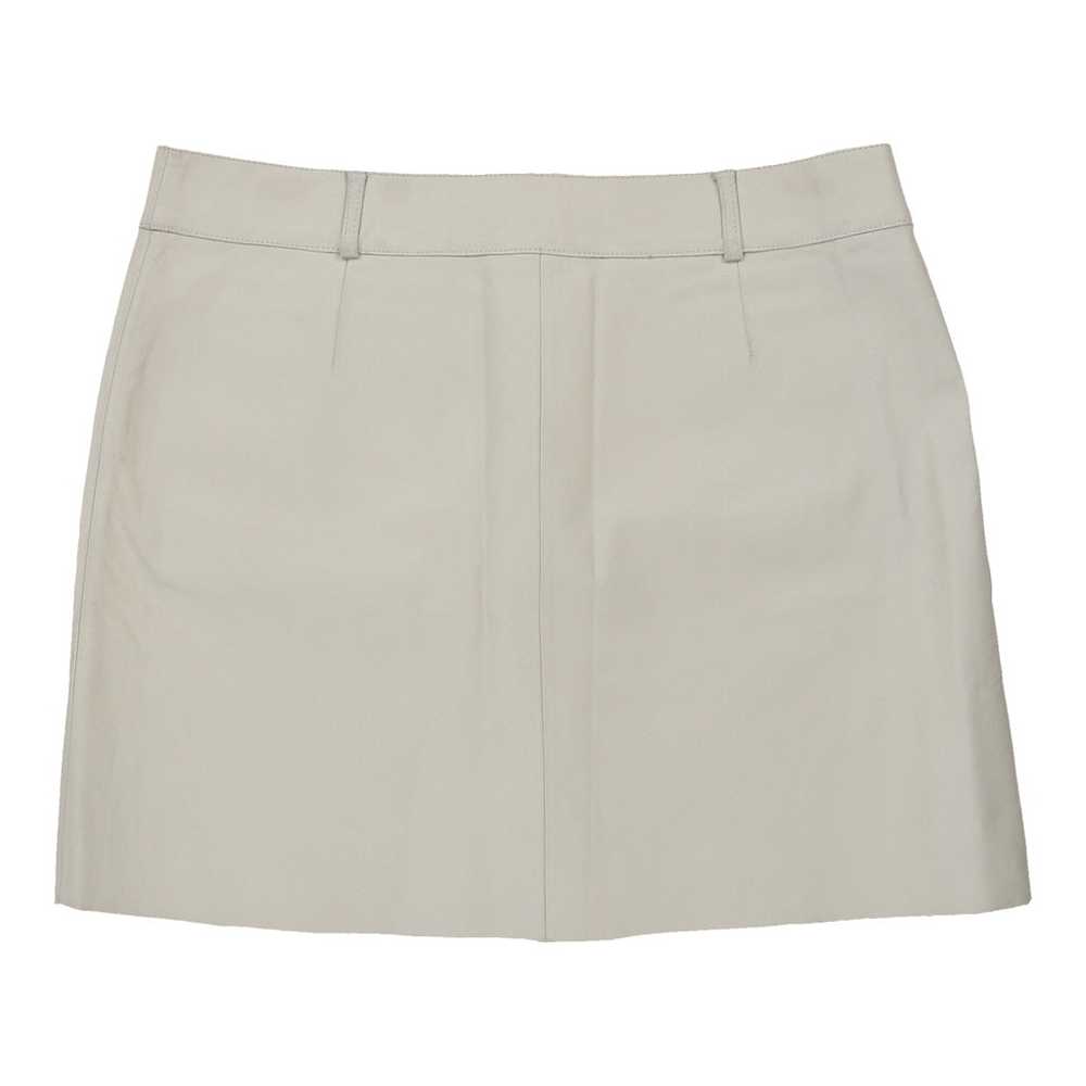 Unbranded Mini Skirt - 35W UK 16 White Leather - image 2