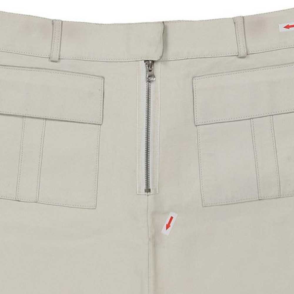 Unbranded Mini Skirt - 35W UK 16 White Leather - image 3