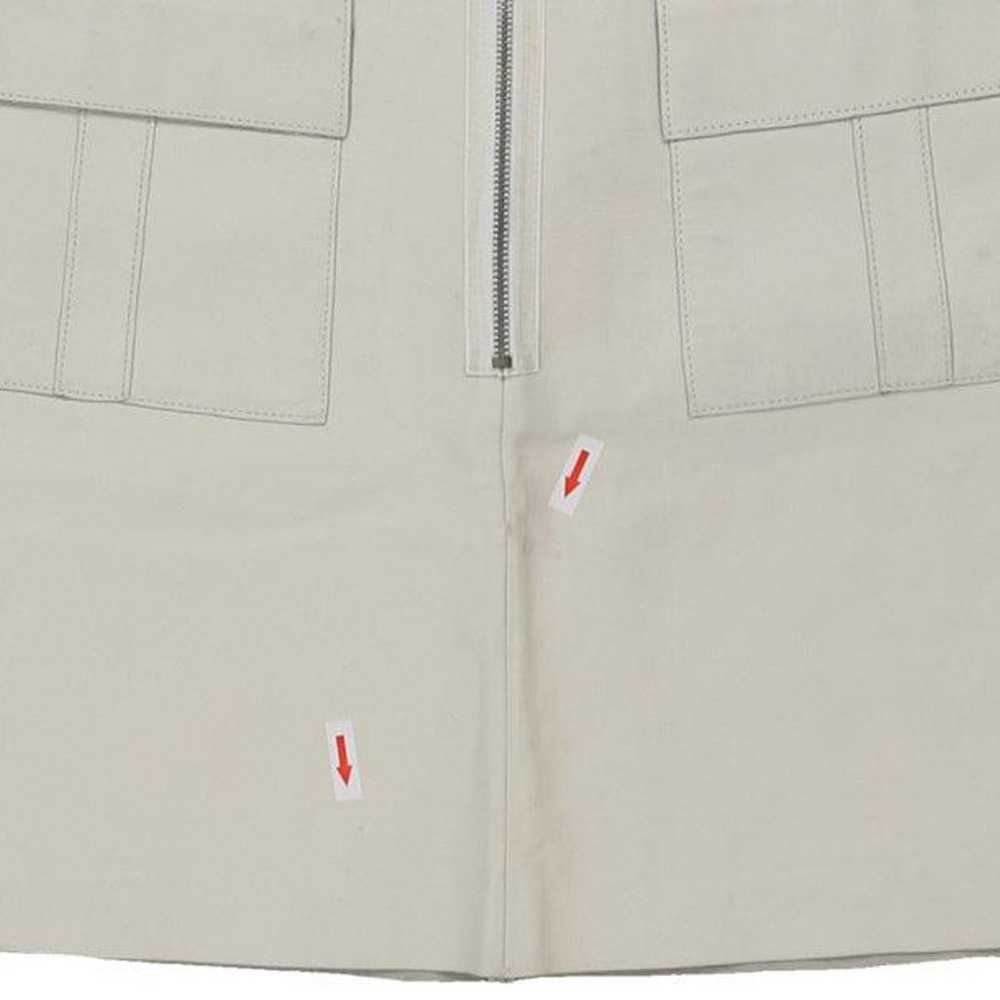 Unbranded Mini Skirt - 35W UK 16 White Leather - image 4