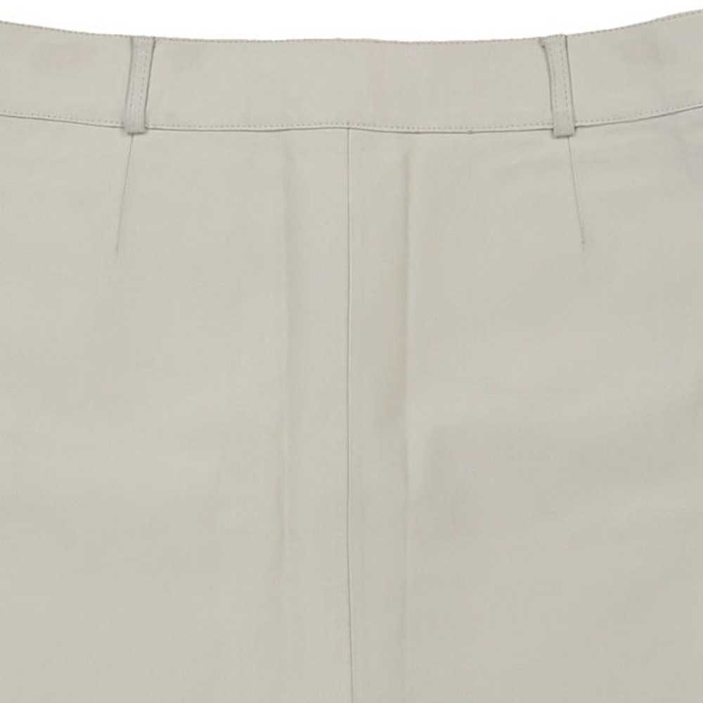 Unbranded Mini Skirt - 35W UK 16 White Leather - image 5
