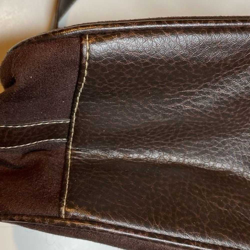 Vintage faux bamboo accent shoulder handbag bag p… - image 6