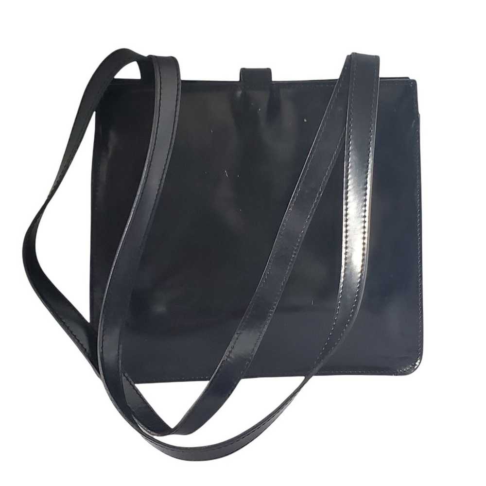 Vintage Giorgio Beverly Hills Black Leather Purse… - image 2