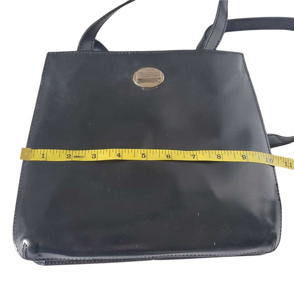 Vintage Giorgio Beverly Hills Black Leather Purse… - image 4