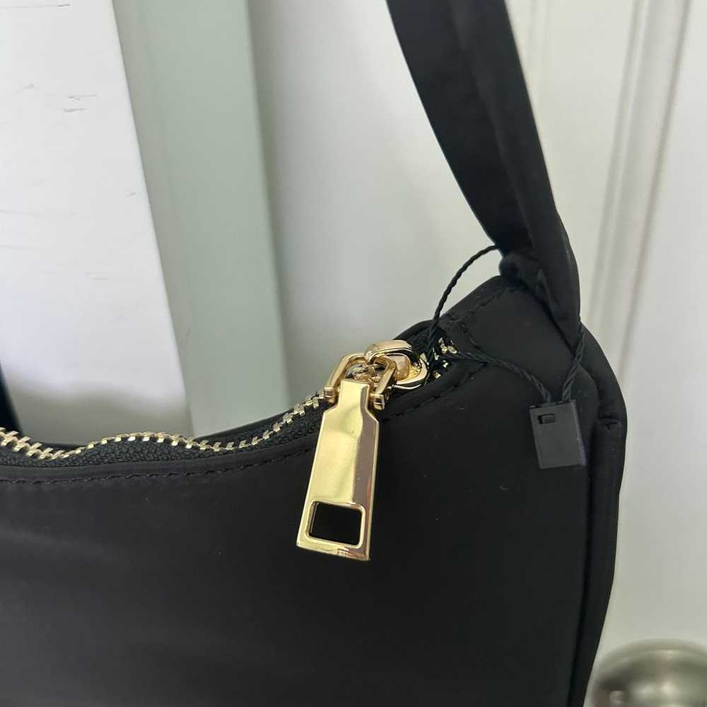 Mini Black Nylon Shoulder Bag - image 2