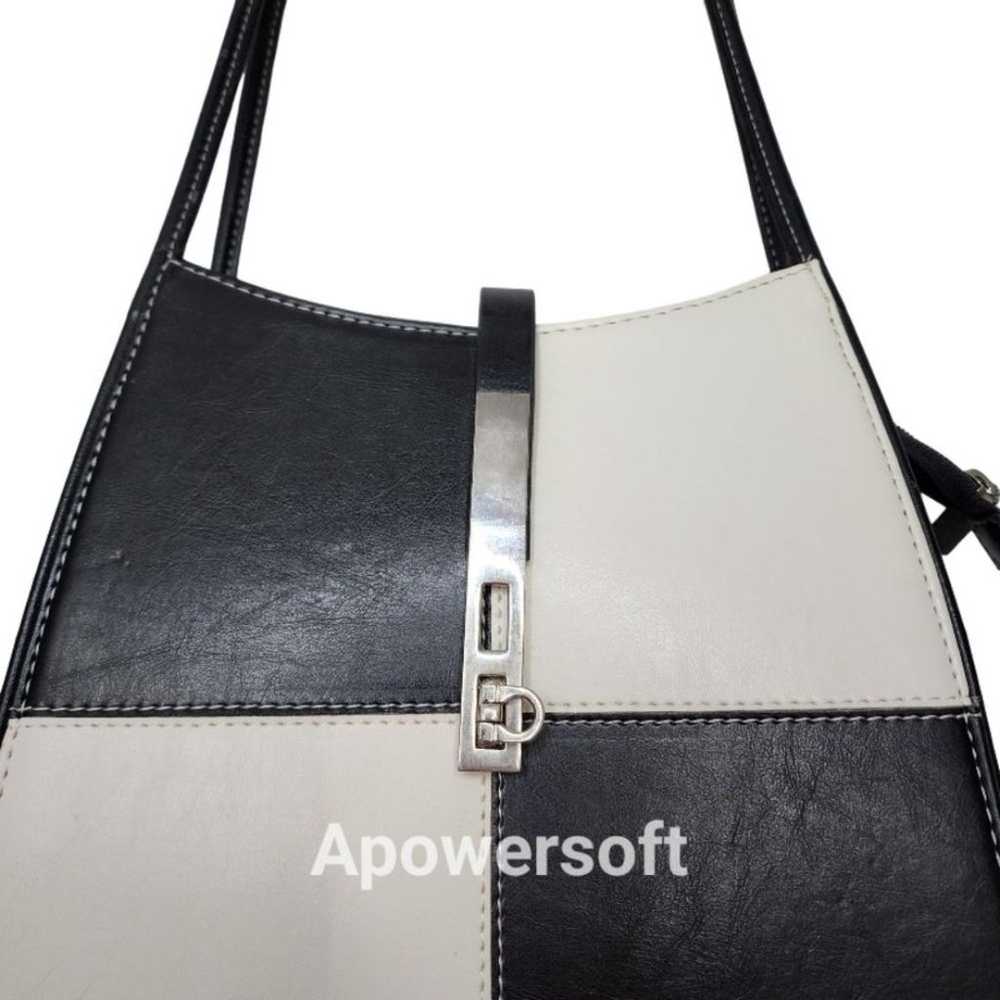 Non Branded Black & White Handbag - image 2