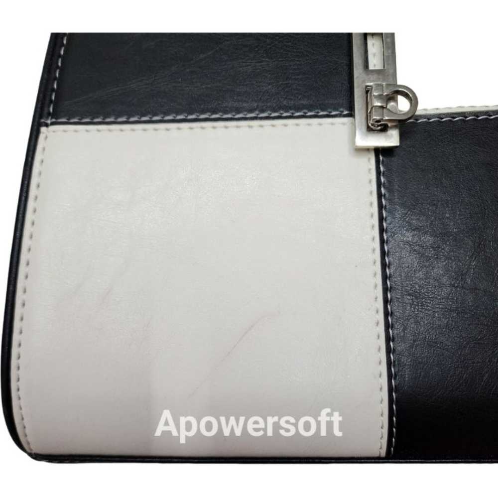 Non Branded Black & White Handbag - image 4