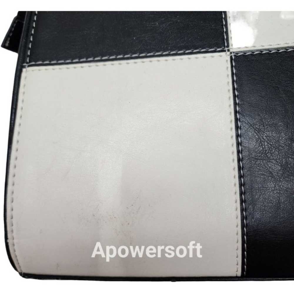 Non Branded Black & White Handbag - image 5