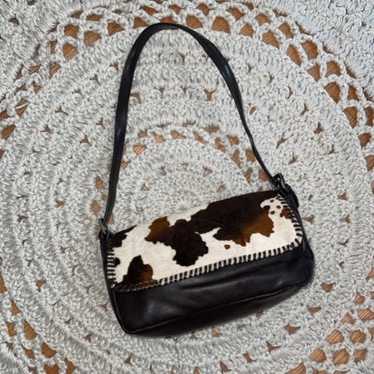 Vintage Y2K Cow Print Handbag