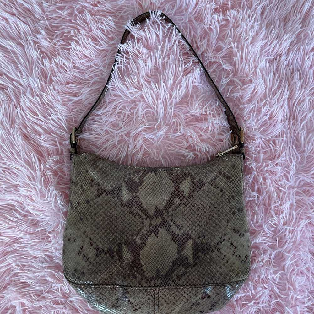 Vintage 90s Michael Kors snakeskin bag - image 3