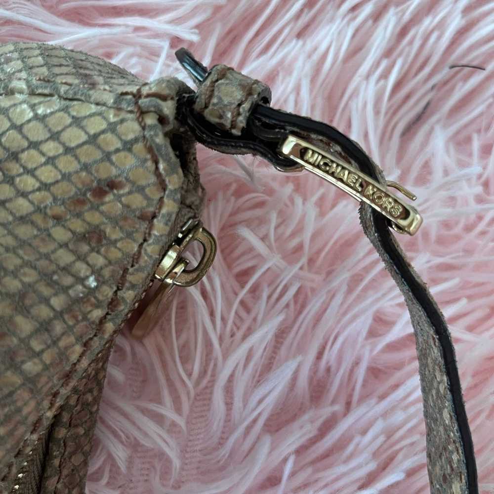 Vintage 90s Michael Kors snakeskin bag - image 4