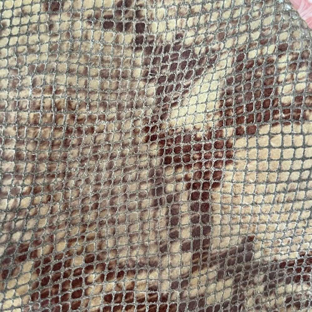 Vintage 90s Michael Kors snakeskin bag - image 8