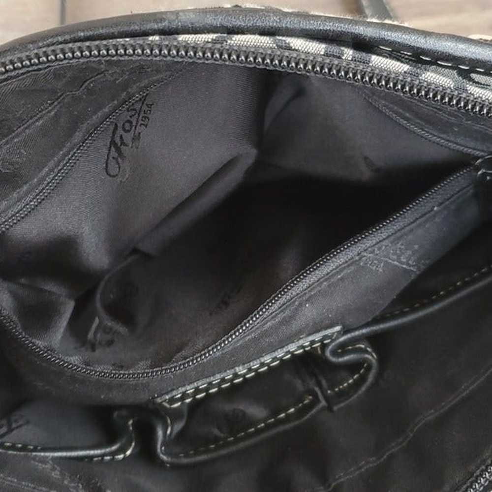 FOSSIL Leather Y2K  Bag Patchwork Stripe Purse Su… - image 11