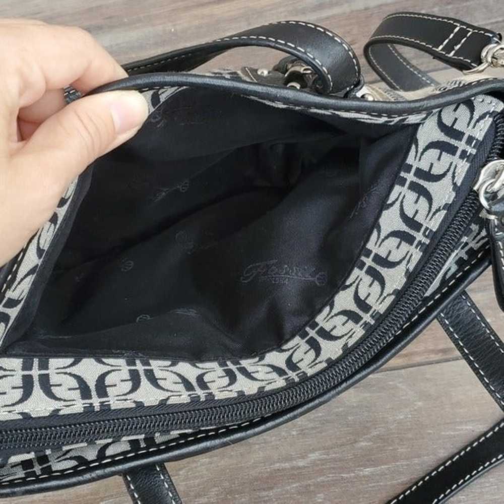 FOSSIL Leather Y2K  Bag Patchwork Stripe Purse Su… - image 7