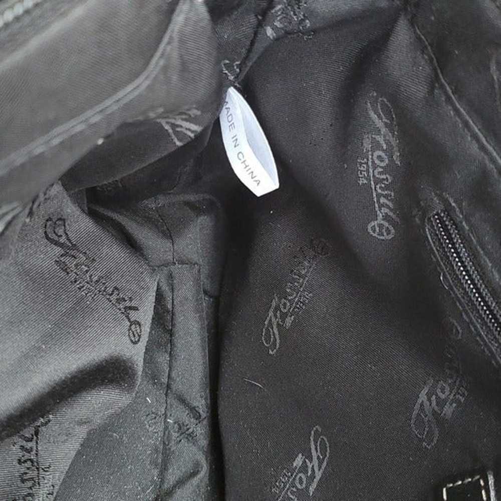 FOSSIL Leather Y2K  Bag Patchwork Stripe Purse Su… - image 9