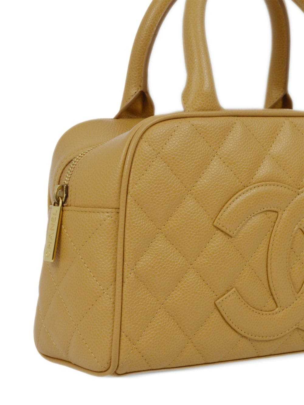CHANEL Pre-Owned 2007 diamond-quilted bowling bag… - image 3