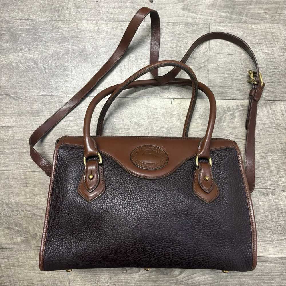 Vintage Dooney and Bourke All Weather Leather Bla… - image 1