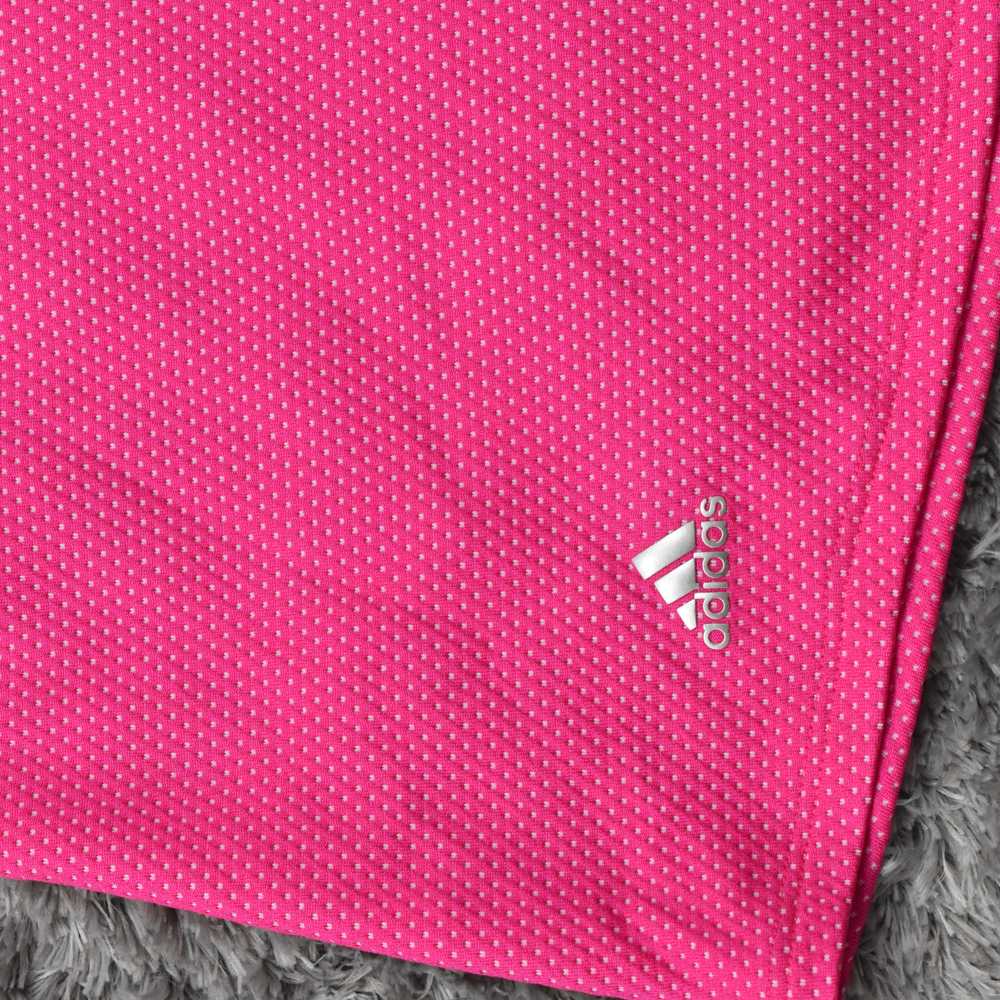 Adidas Women's Size M Basic Golf Pink Polka Dot P… - image 6