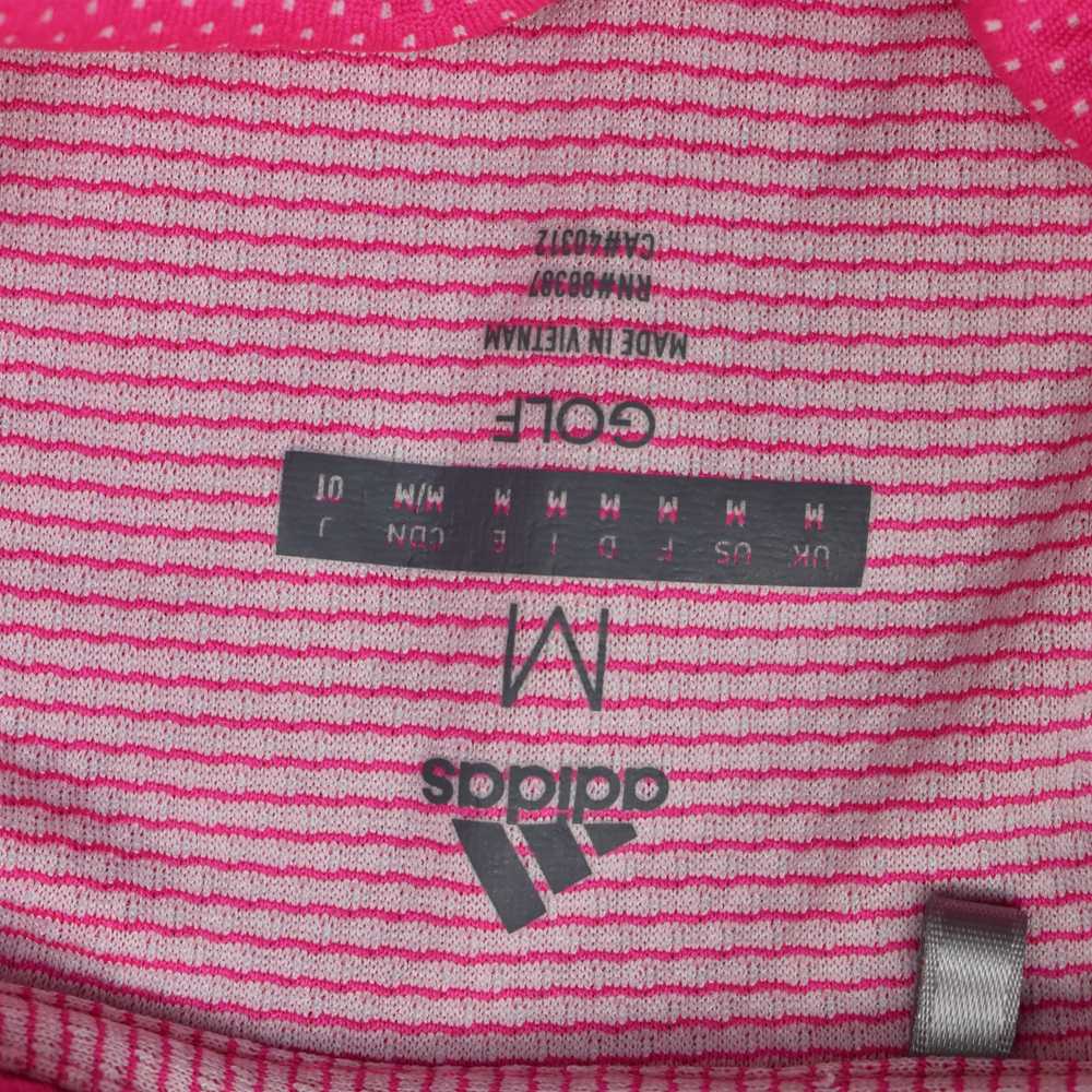Adidas Women's Size M Basic Golf Pink Polka Dot P… - image 7