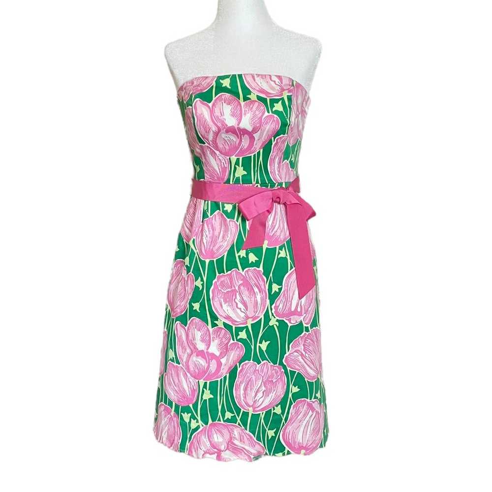 Lilly Pulitzer White Tag Towering Tulips Floral S… - image 1