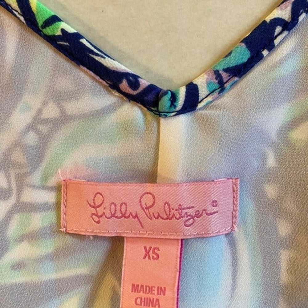 Lilly Pulitzer Silk Spaghetti Strap Camisole Dres… - image 3