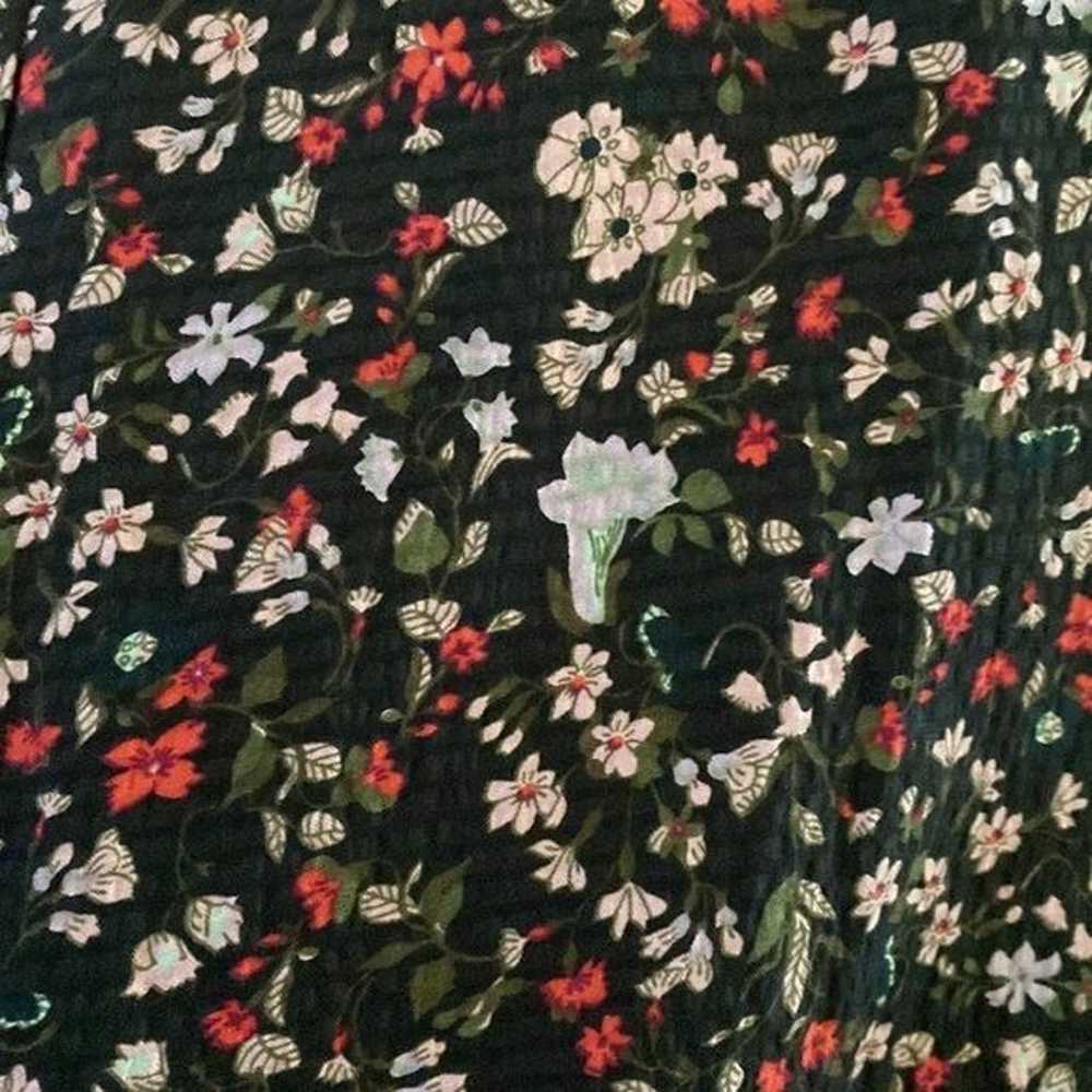 Rebecca Taylor Lyra Floral Hammered Silk Floral P… - image 10