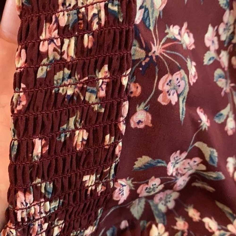 NWOT Rebecca Tilda Floral Silk Ruffle Dress - image 10