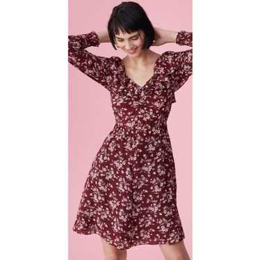 NWOT Rebecca Tilda Floral Silk Ruffle Dress